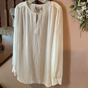 Anne Taylor Loft long sleeve women’s blouse